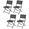 Image of Costway Outdoor Furniture Set of 4 Outdoor Patio Folding Chairs by Costway 86250719 Set of 4 Outdoor Patio Folding Chairs by Costway SKU# 86250719