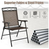 Image of Costway Outdoor Furniture Set of 4 Patio Folding Chairs by Costway 7461758020178 69125308 Set of 4 Patio Folding Chairs by Costway SKU# 69125308