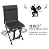Image of Foldable 360-degree Swivel Hunting Chair with Iron Frame for All-weather Outdoor by Costway