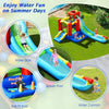 Image of Costway Residential Bouncers 9-in-1 Inflatable Kids Water Slide Bounce House by Costway 9-in-1 Inflatable Kids Water Slide Bounce House without Blower Costway