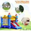 Image of Costway Residential Bouncers Castle Slide Inflatable Bounce House with Ball Pit and Basketball Hoop by Costway Castle Slide Inflatable Bounce House with Ball Pit and Basketball Hoop