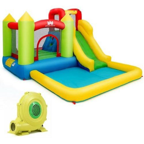 Costway Residential Bouncers Included Inflatable Bounce House Water Slide Jump Bouncer by Costway 59327061