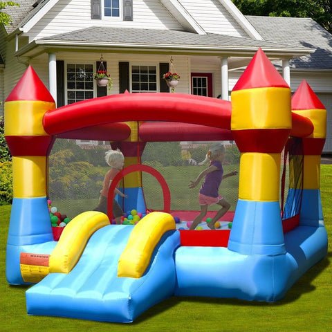 Costway Residential Bouncers Inflatable Bounce House Castle Jumper by Costway