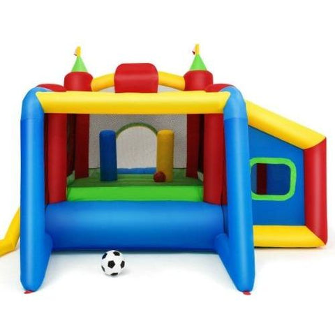 Costway Residential Bouncers Inflatable Bounce House Kids Slide Jumping Castle by Costway