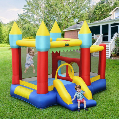 Costway Residential Bouncers Inflatable Bounce Slide Jumping Castle by Costway Inflatable Bounce Slide Jumping Castle by Costway SKU# 60458921