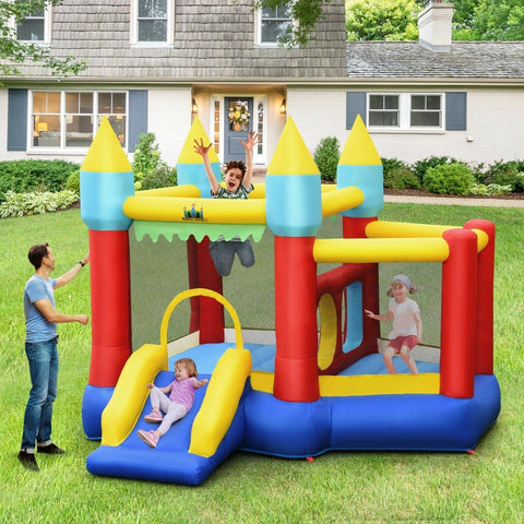 Costway Residential Bouncers Inflatable Bounce Slide Jumping Castle by Costway Inflatable Bounce Slide Jumping Castle by Costway SKU# 60458921