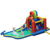 Image of Costway Residential Bouncers Inflatable Kid Bounce House Slide Climbing Splash Park Pool Jumping Castle by Costway Inflatable Kid Bounce House Slide Splash Park Pool Castle Costway