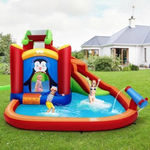 Costway Residential Bouncers Inflatable Slide Bouncer and Water Park Bounce House by Costway Inflatable Slide Bouncer and Water Park Bounce House Costway 41089253