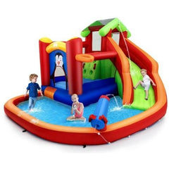 Inflatable Slide Bouncer and Water Park Bounce House by Costway