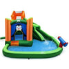 Image of Costway Residential Bouncers Inflatable Water Park Bouncer with Climbing Wall Splash Pool Water Cannon by Costway Inflatable Water Park Bouncer Climbing Wall Pool Water Cannon Costway