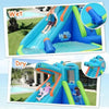 Image of Costway Residential Bouncers Kids Hippo Inflatable Bounce House with Bag by Costway