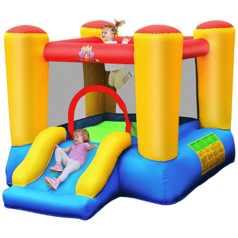 Costway Residential Bouncers Kids Inflatable Jumping Bounce House without Blower by Costway 709788288678 46305891 Kids Inflatable Jumping Bounce House w/o Blower by Costway 46305891