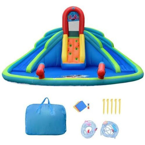 Costway Residential Bouncers Kids Inflatable Water Slide Bounce House with Carry Bag by Costway