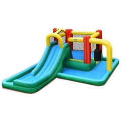 Costway Residential Bouncers Slide Water Park Climbing Bouncer Pendulum Chunnel Game without Air-blower by Costway 781880217732 01985724