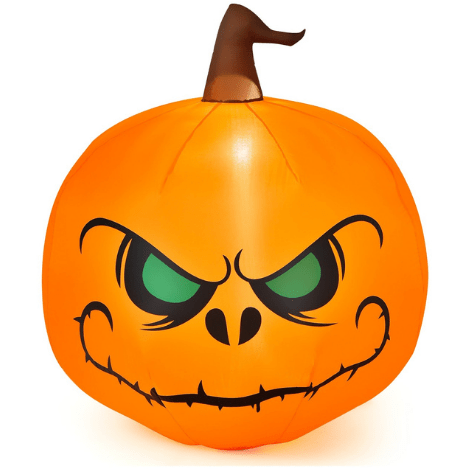 Costway Special Event Inflatables 4 Feet Halloween Inflatable Pumpkin with Build-in LED Light by Costway 18349256