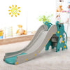 Image of Costway Swings & Play Sets 4-in-1 Kids Climber Slide Play Set with Basketball Hoop by Costway 6499854535570 04625317