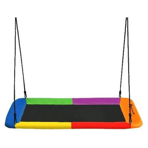 Costway Swings & Play Sets 60" Platform Tree Swing Outdoor with 2 Hanging Straps by Costway