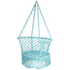 Image of Costway Swings & Play Sets Hanging Hammock Chair Macrame Swing Hand Woven Cotton Backrest by Costway Hanging Hammock Chair Macrame Swing Hand Woven Cotton Backrest Costway