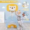 Image of Costway Swings & Playsets 3-in-1 Adjustable Kids Basketball Hoop Sports Set by Costway