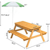 Image of Costway Swings & Playsets 3 In 1 Convertible Picnic Table Set for Kids by Costway 7461759705562 36759841 3 In 1 Convertible Picnic Table Set for Kids by Costway SKU# 36759841