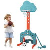Image of Costway Swings & Playsets 3-in-1 Kids Basketball Hoop Set with Balls by Costway 2 in 1 Sand and Water Table Activity Play Center Costway SKU 03564182