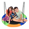 Image of Costway Swings & Playsets 40" Flying Saucer Tree Swing Outdoor Play Set with Adjustable Ropes Gift for Kids by Costway 6499854915808 02389456 40" Flying Saucer Tree Swing Play Set Adjustable Ropes Kids Costway