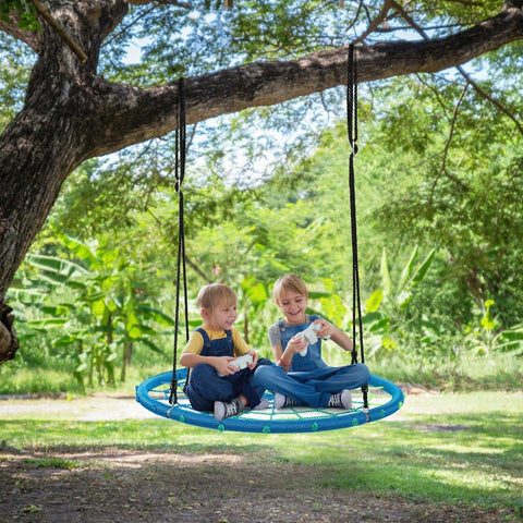Costway Swings & Playsets 40'' Spider Web Tree Swing Kids Outdoor Play Set with Adjustable Ropes by Costway 40'' Spider Web Tree Swing Kids Play Set Adjustable Ropes Costway