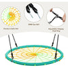 Image of Costway Swings & Playsets 40'' Spider Web Tree Swing Kids Outdoor Play Set with Adjustable Ropes by Costway 40'' Spider Web Tree Swing Kids Play Set Adjustable Ropes Costway