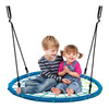Image of Costway Swings & Playsets Blue 40'' Spider Web Tree Swing Kids Outdoor Play Set with Adjustable Ropes by Costway 6499852612686 19370645-B 40'' Spider Web Tree Swing Kids Play Set Adjustable Ropes Costway