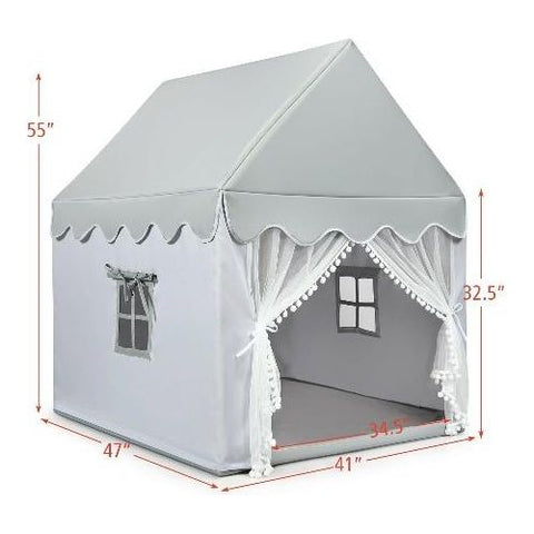 Costway Swings & Playsets Kids Large Play Castle Fairy Tent with Mat by Costway 13785249