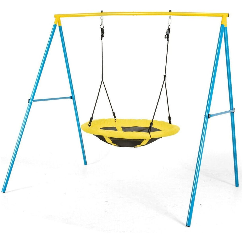 Costway 2-Pack Swing Set Swing Seat Replacement & Saucer Tree Swing for  Indoor & Outdoor