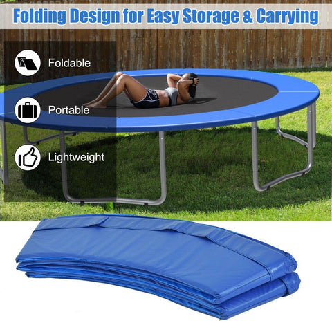 Costway Trampoline 10FT Waterproof Safety Trampoline Bounce Frame Spring Cover Outdoor/Indoor by Costway