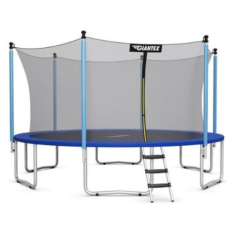 Costway Trampoline 12 FT Trampoline Combo Bounce with Spring Pad Ladder by Costway 7461759133556 83041295