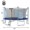 Image of Costway Trampoline 12 FT Trampoline Combo Bounce with Spring Pad Ladder by Costway 7461759133556 83041295