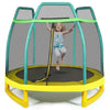 Image of Costway Trampoline 7 ft Kids Trampoline with Safety Enclosure Net by Costway 7 ft Kids Trampoline with Safety Enclosure Net by Costway SKU 76810425