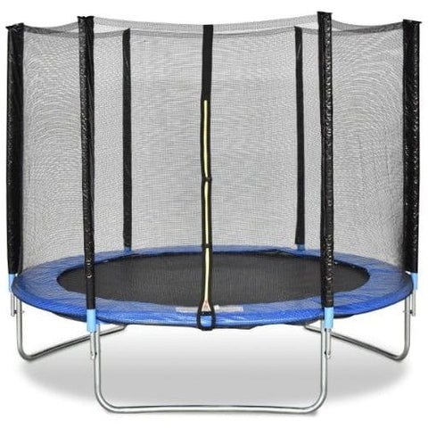8' Safety Jumping Round Trampoline with Spring Safety Pad by Costway