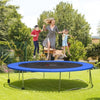 Image of Costway Trampolines 12 Feet Waterproof and Tear-Resistant Universal Trampoline Safety Pad Spring Cover by Costway 6 Feet Kids Trampoline with Swing Safety Fence by Costway SKU#89134756