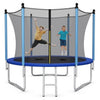 Image of Costway Trampolines 14 Feet Jumping Exercise Recreational Bounce Trampoline with Safety Net by Costway 38" Mini Folding Trampoline Portable Recreational Fitness Rebounder