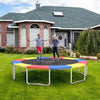 Image of Costway Trampolines 14 Feet Waterproof and Tear-Resistant Universal Trampoline Safety Pad Spring Coverby Costway 36 Inch Trampoline with Full Covered Handrail by Costway SKU# 86547193