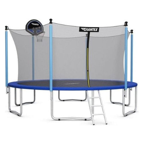 Costway Trampolines 15 FT Trampoline Combo Bounce Jump Safety Enclosure Net by Costway 7461759896888 28034567