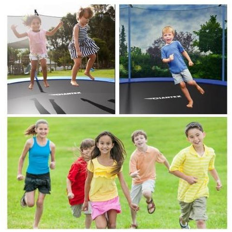 Costway Trampolines 15 FT Trampoline Combo Bounce Jump Safety Enclosure Net by Costway 7461759896888 31052987