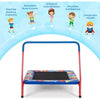 Image of Costway Trampolines 36 Inch Kids Indoor Outdoor Square Trampoline with Foamed Handrail by Costway 781880236092 40579236 36" Kids Indoor Outdoor Square Trampoline Foamed Handrail Costway