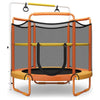 Image of Costway Trampolines 5 Feet Kids 3-in-1 Game Trampoline with Enclosure Net Spring Pad by Costway 781880223726 24903786