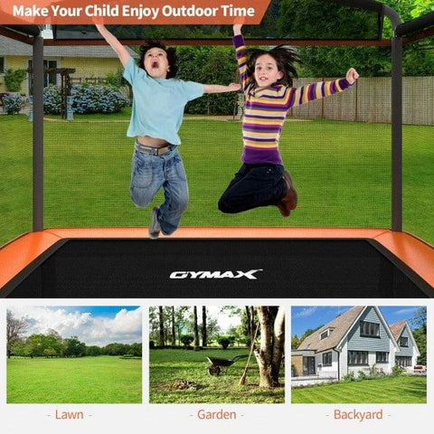 Costway Trampolines 6 Feet Kids Entertaining Trampoline with Swing Safety Fence by Costway 6 Feet Kids Trampoline with Swing Safety Fence by Costway SKU#89134756