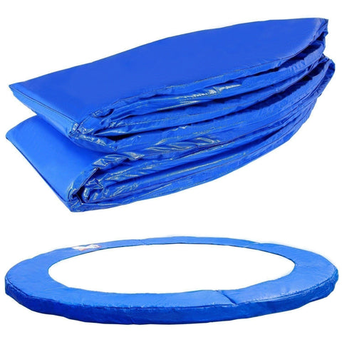 Costway Trampolines Blue Safety Round Spring Pad Replacement Cover for 15' Trampoline by Costway 796914884750 50367184 Blue Safety Round Spring Pad Replacement Cover 15' Trampoline Costway