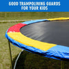 Image of Costway Trampolines Colorful Safety Round Spring Pad Replacement Cover for 15' Trampoline by Costway 754748198047 06458139 Colorful Safety Round Spring Pad Replacement Cover Trampoline Costway