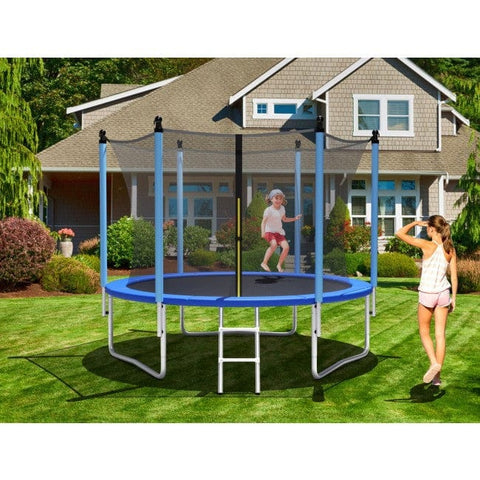 Costway Trampolines Outdoor Trampoline with Safety Closure Net by Costway