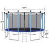 Image of Costway Trampolines Outdoor Trampoline with Safety Closure Net by Costway