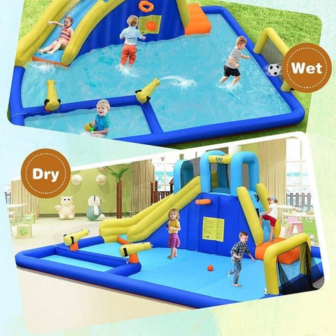 Costway Water Parks & Slides 6-in-1 Inflatable Water Slides for Kids by Costway 781880234234 38192760