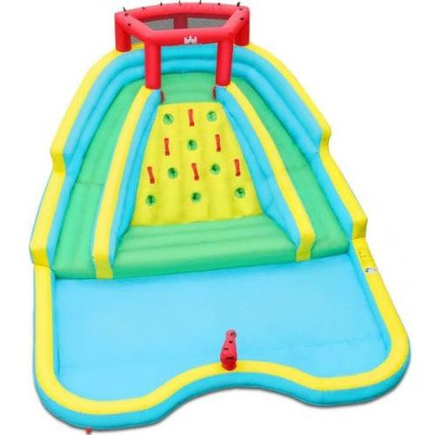 Costway Water Slides Included Double Side Inflatable Water Slide Park with Climbing Wall by Costway 7461758022530 25381460